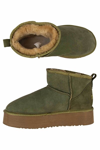 Pegia Yüksek Taban Kürklü Kadın Bot 191308