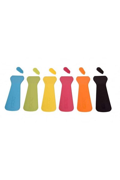 Groupe SEB Set of 6 raclette spatulas, GROUPE SEB XA 900203, different colors