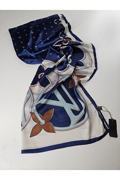 Webinay Home Lv Lux Voile Silk Shawl New Season a Quality