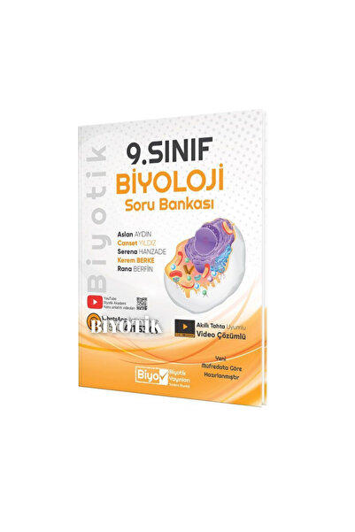 Biyotik Yayınları Biyotik Yayınları 9. Sınıf Biyoloji Soru Bankası