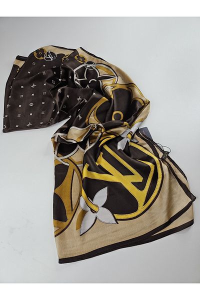 Webinay Home Lv Lux Voile Silk Shawl New Season a Quality