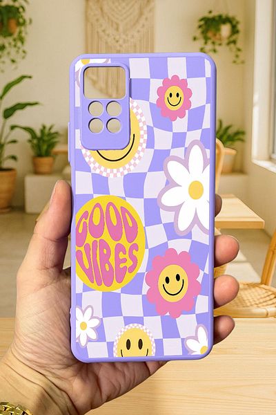 Vip Case حافظة Redmi Note 11 Pro وNote 12 Pro 4G GOOD VIBES من السيليكون الممتص للصدمات حافظة مطاطية كلاسيكية محمية277