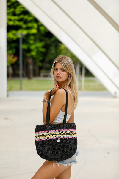 P&R Design Luxury Handmade Astarlı Kağıt İp Çanta