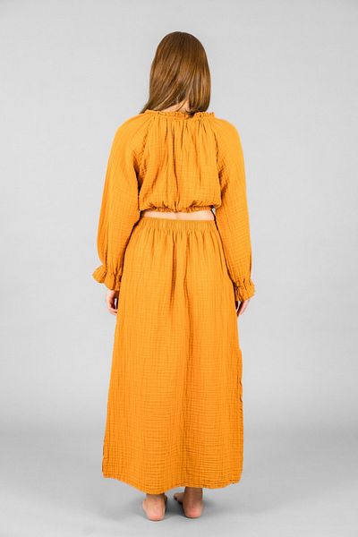 ASC SUN Slit Skirt-Reglan Sleeve Crop Suit