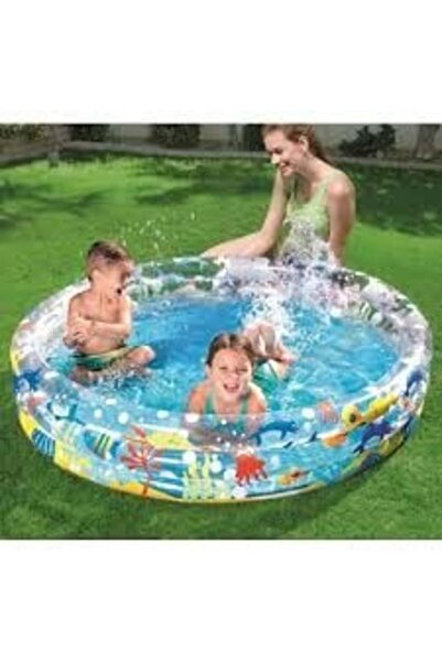 BESTWAY 3 Halkalı - Plaj Ortamı Desenli Havuz 152 * 30 Cm - 51004