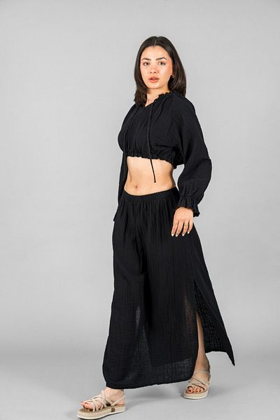 ASC SUN Slit Skirt-Reglan Sleeve Crop Suit