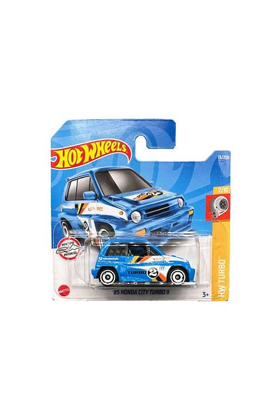 HOT WHEELS Masinuta Metalica Hot Wheels '85 Honda City Turbo II, Colectia 2022, Albastru, 1:64