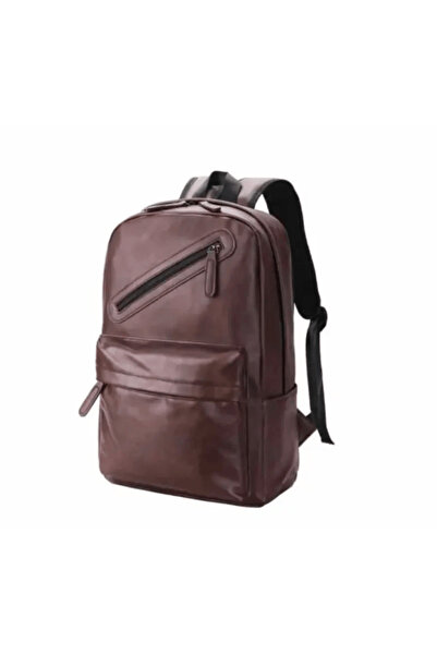Gloryland Ghiozdan imitație piele 45cm*33cm*15cm, maro