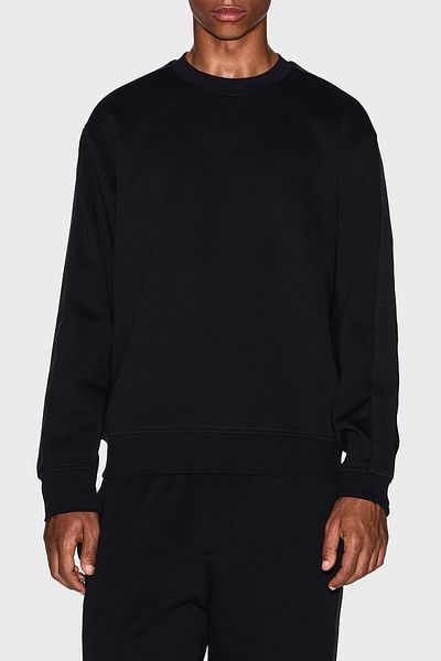 Armani Exchange Logo Stretch Cotton Regular Fit Crew Neck Sweat Men's Sweat Xm001296 Af10818 Uc