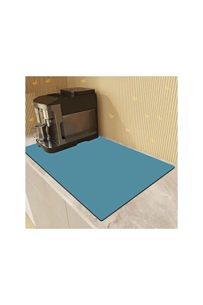 OEM Quick Drying Absorbent Mat for Coffee Machines, Sinks, Highly Adhesive, 40x60cm, Navy Blue