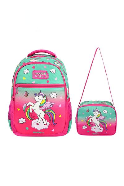 POLO CLUB Unisex Children's School Bag Set Lunch Box and Backpack (40X30 cm)