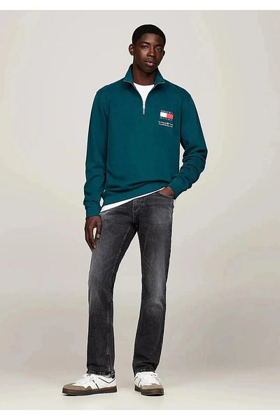 Tommy Hilfiger Sport ._Tommyhilfiger Half Zip Collar Pique Sweatshirt