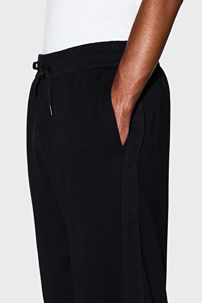 Armani Exchange Logo Stretch Cotton Regular Fit Normal Waist Jogger Pants Men's Trousers Xm001301