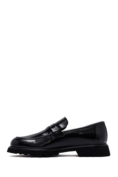 Derimod Men's Black Leather Classic Loafer 25Wfd704722