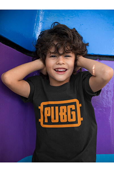 SEVBANO Pubg Printed Unisex Game Kids T-Shirt (1-12 Years)