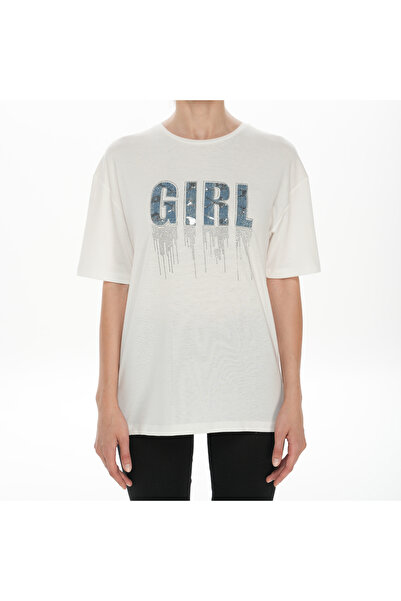 BEYAZ GIRL T-SHİRT