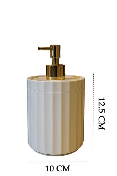 DOVİHOME 2 τεμ. 700ml XL Πάγκος Λευκό Μπάνιο Χρυσή Αντλία Διανομέας Υγρού Σαπουνιού Μπάνιου Κουζίνας Απορρυπαντικό