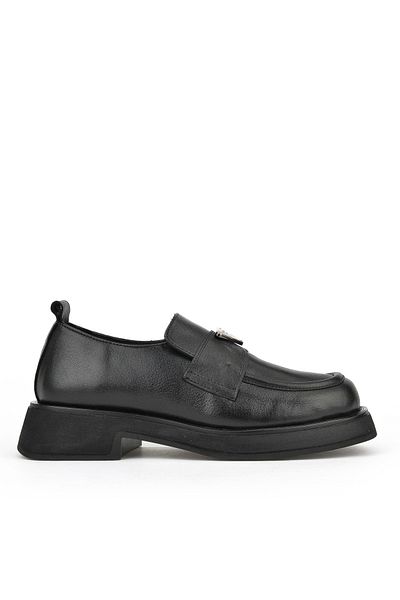 Ziya , Women's Genuine Leather Shoes 1531050Z25100553Y Black