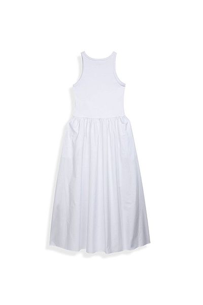 Ltb Basic Strap Cream Dress