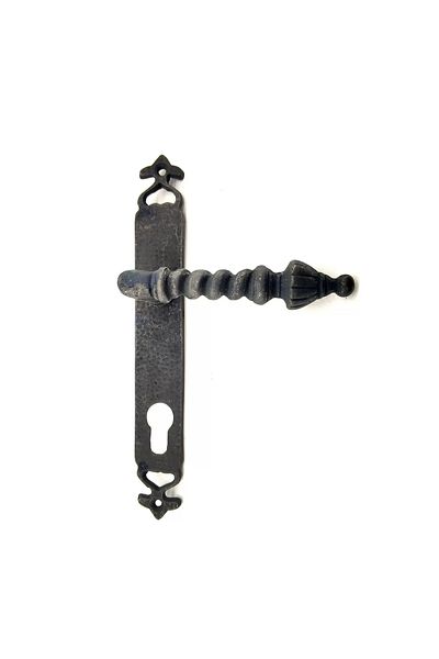 SepetBudur Antique Style Decorative Brass Burma Bathroom Door Handle - 247x35 mm, Oxide