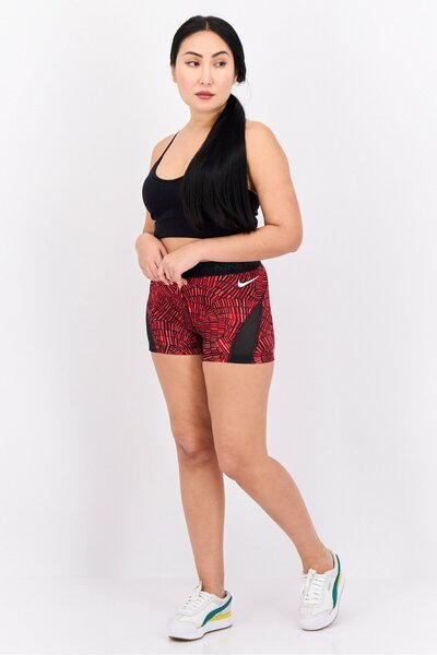 Nike Women Sportswear Fit Training Shorts, Maroon