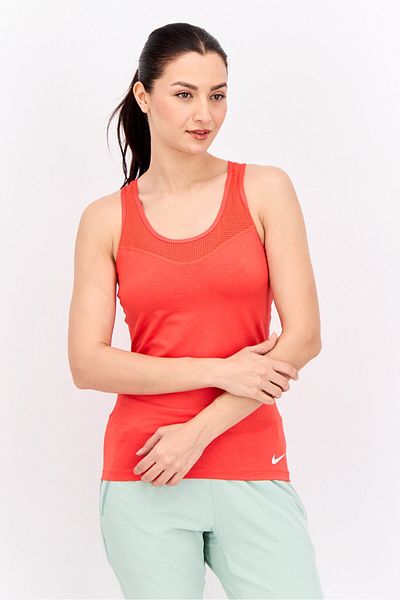 Nike Women Sportswear Fit Sleeveless Training Tank Top, Red