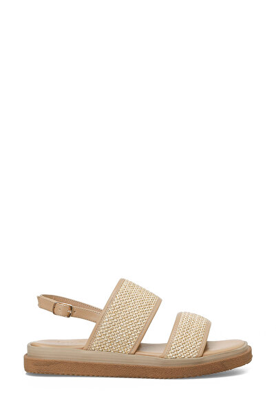 İnci Official Inci Milena 5Fx Tan Women's Flat Sandals