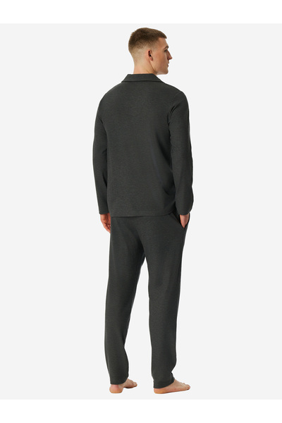 Schiesser Pyjama Selected Premium Warming Schlafanzug Schlafmode Bequem