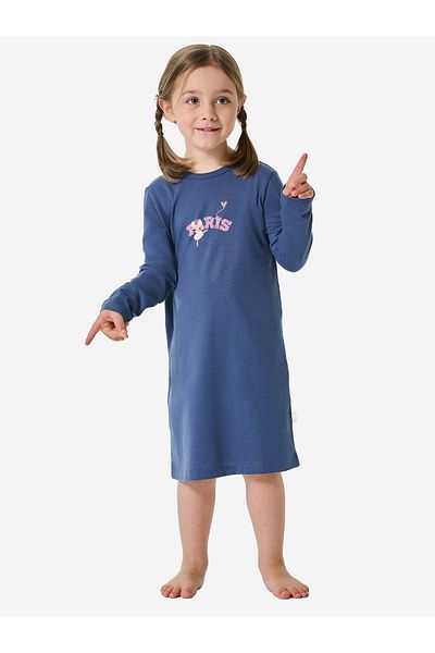 Schiesser Nachthemd Girls World Nacht-Hemd Schlafmode Sleepwear