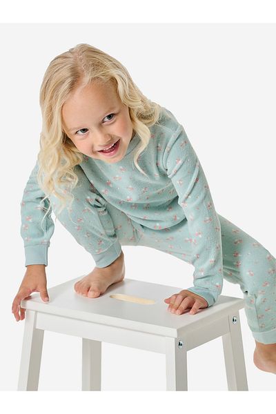 Schiesser Pyjama Girls World Schlafanzug Schlafmode Bequem