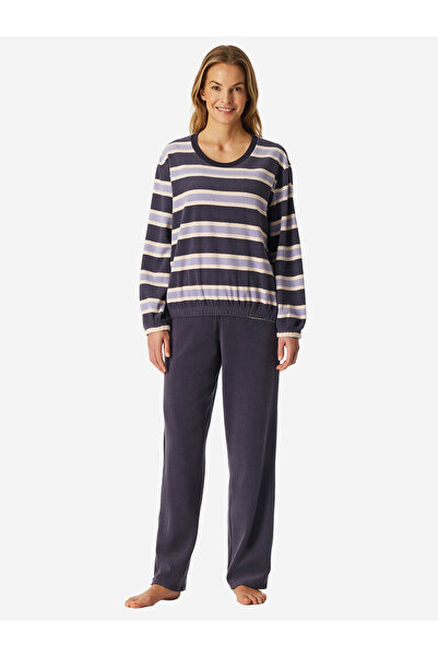 Schiesser Pyjama Casual Essentials Schlafanzug Schlafmode Bequem