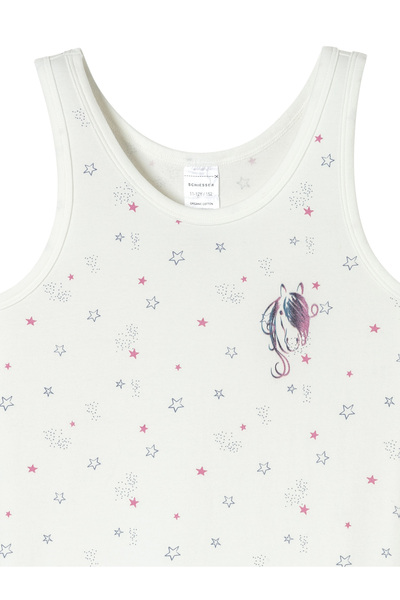 Schiesser Unterhemd Horse World Unterhemd Unterzieh-Shirt Ärmellos