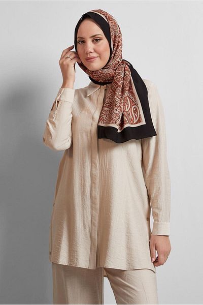 Alvina Ethnic Patterned Shal 4472