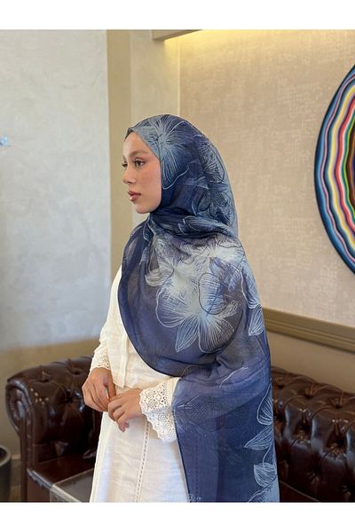Modakaşmir Esilda Pattern Moon Shawl