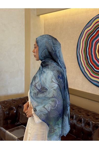 Modakaşmir Esilda Pattern Moon Shawl
