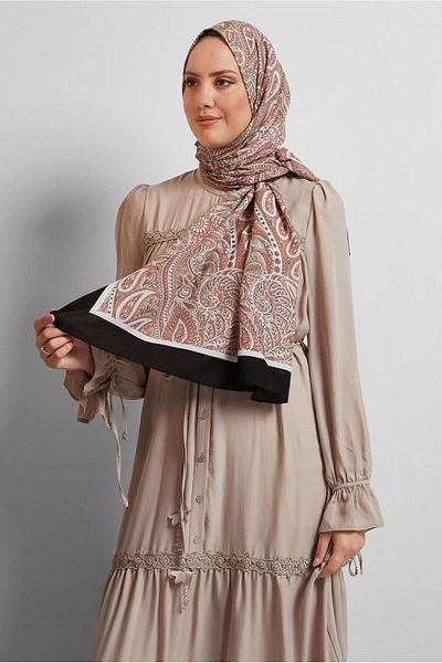 Alvina Ethnic Patterned Shal 4472