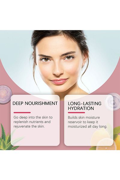 EELHOE Bio-Collagen Face Mask, Nourish Facial Gel Mask to Minimize Pores and Reduce Fine Lines, 4 pcs