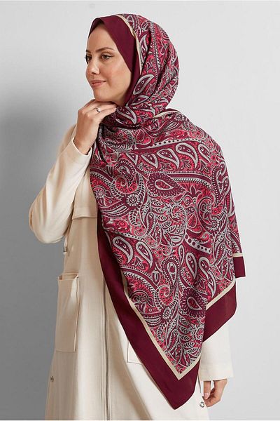 Alvina Ethnic Patterned Shal 4472