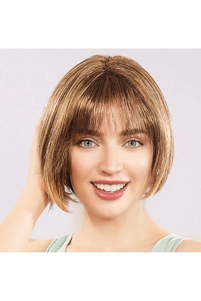 doremodam Light Brown Blunt Party Wig Blunt Hair - Lisinya