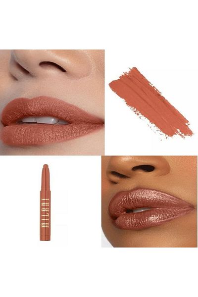 MILANI Ludicrous Matte Lip Crayon 110 No Curfew – Vegan, Long-Lasting Cream-to-Matte Lip Color, 1.4g