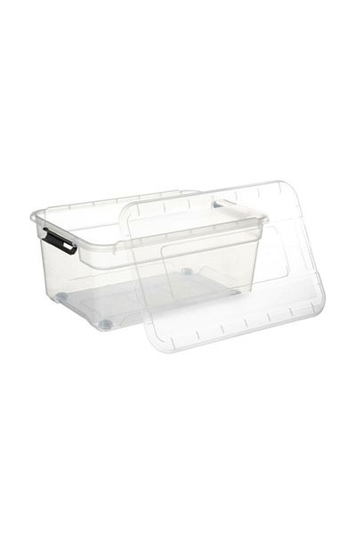 Five Simply Smart Solutions+ Elegant and Durable Design Plastic Storage Box 40 Liter