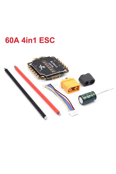 Choice Only 60A ESC F405 F405HD / F7 F722 Flight Controller / F4 V3S Plus FC + 60A 4in1 BLheli_S ESC Stacks