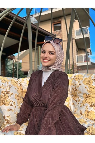 Modakaşmir Mk Cotton Scarf - Rose Cream