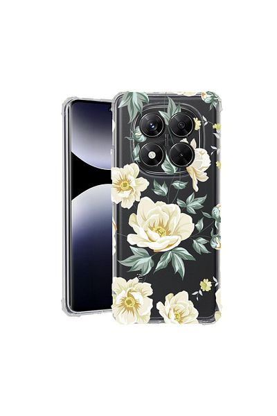 bestcase ® Anit Shock Case For Xiaomi Redmi Note 14 Pro 4G, Flowers, 1997764 AS 126