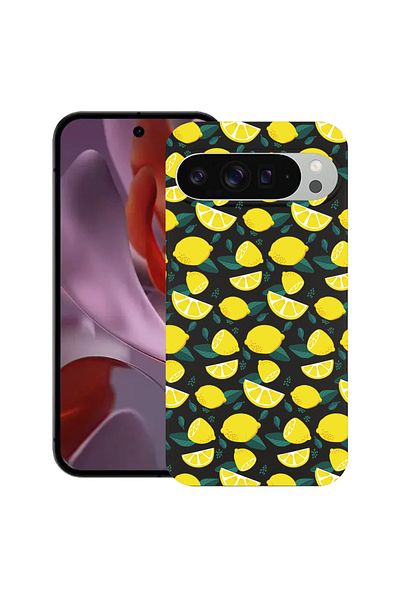bestcase ® Slim Silicon Case For Google Pixel 10 / Pixel 10 Pro, Lemon Pattern, 2030992 B 1436