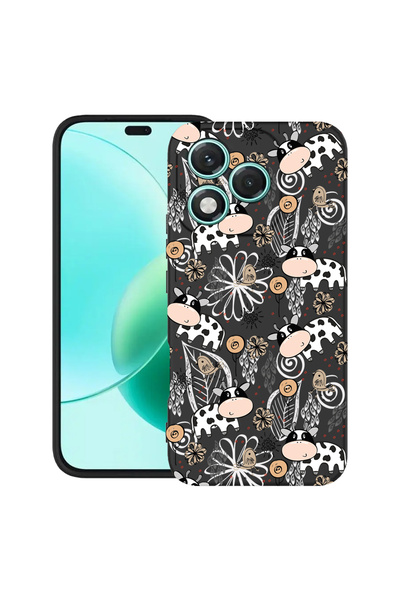 bestcase Carcasă subțire din silicon pentru Honor 400 Lite, model vacă, 20228...