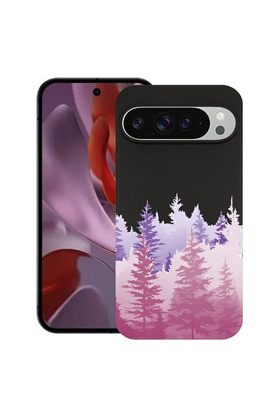 bestcase ® Slim Silicon Case For Google Pixel 10 Pro XL, Morning Lights In Forest, 2036426 B 1482