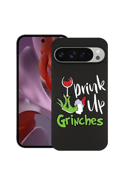 bestcase ® Slim Silicon Case For Google Pixel 10 / Pixel 10 Pro, Grinches - Drink Up, 2030992 B 1601