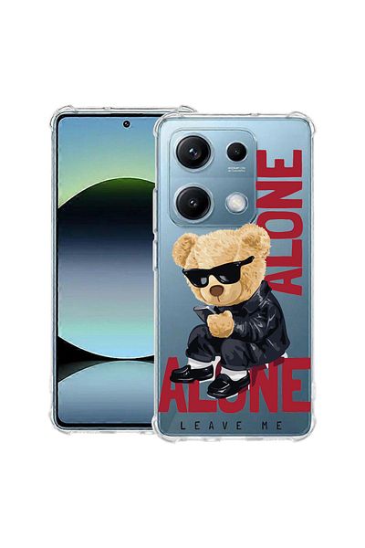 bestcase ® Anit Shock Case For Xiaomi Redmi Note 14S, Leave Me Alone Teddy Bear, 1997762 AS 922