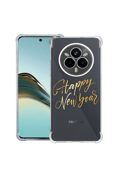 bestcase ® Anit Shock Case For Realme 14 Pro Plus, Happy New Year, 1997763 AS 1825